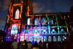 La Strasbourg Illumination de la cathédrale 1