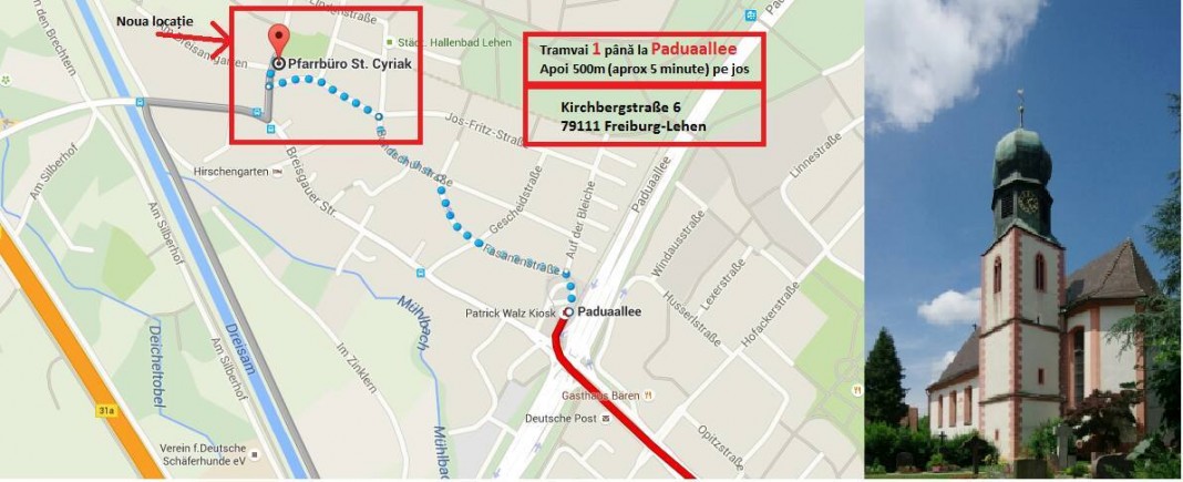 hram biserica romana freiburg romani la strasbourg