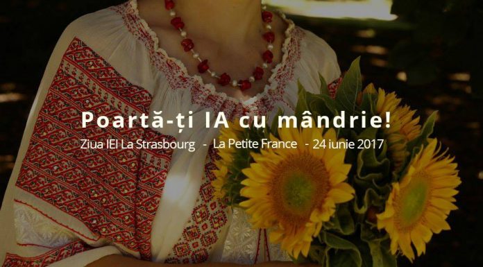 Ziua IEI 2017 La Strasbourg, Franța ziua universala a iei la strasbourg, ziua iei franta, la blouse roumaine 2017, ia day 2017, romani in strasbourg, ziua iei strasbourg