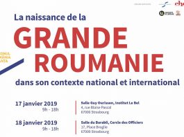 La naissance de la Grande Roumanie dans son contexte national et international colloque naissance grande roumanie strasbourg, romani la strasbourg, romani in strasbourg, Ana-Maria Girleanu Guichard, colocviu, universite de strasbourg, Saison croisée France - Roumanie